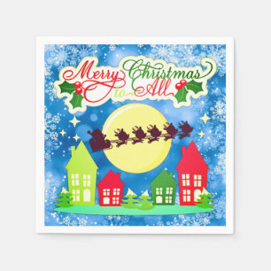 Serviette En Papier Joyeux Noël à tous