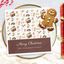 Joyeux Noël Aquarelle Cuisine de Fêtes
