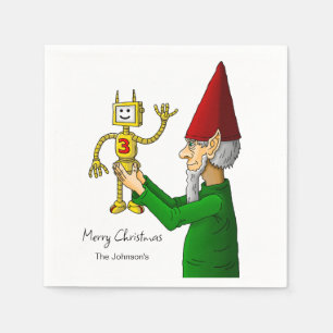 Serviette En Papier Joyeux Noël de The Robot