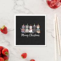 Joyeux Noël et bonne année chat amoureux de chat X