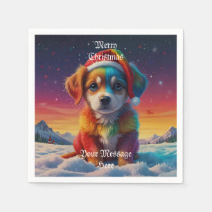 Serviette En Papier Joyeux Noël festif