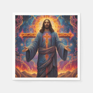 Serviette En Papier Joyeux Noël Festif