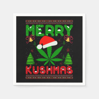 Serviette En Papier Joyeux Noël Kushmas drôle