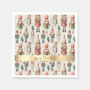 Serviette En Papier Joyeux Noël Nutcracker Holiday