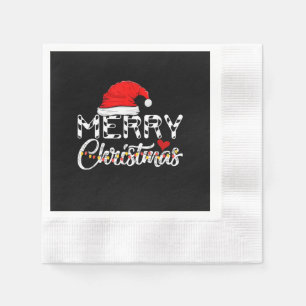Serviette En Papier Joyeux Noël Père Noël Drôle de Famille