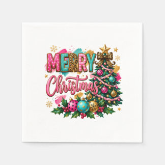 Serviette En Papier Joyeux Noël prépa