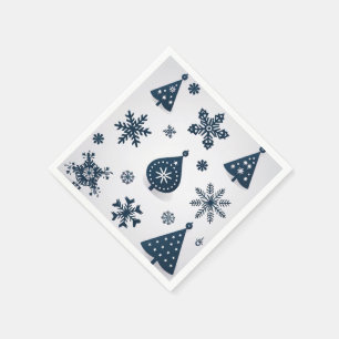 Serviette En Papier Joyeux Noël vintage