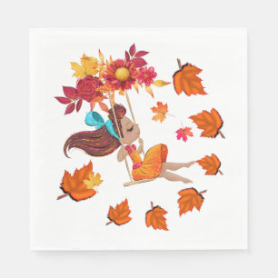 Serviette En Papier Joyeux papier d'automne 