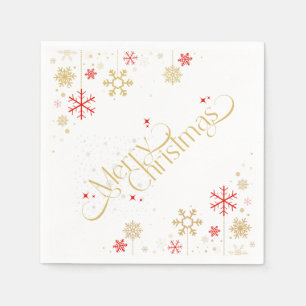 Serviette En Papier Joyeux papier de Noël Napkin