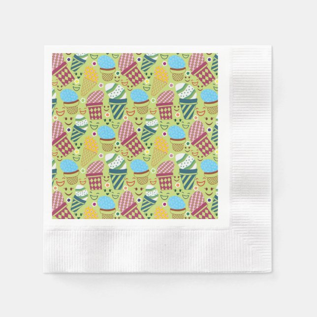 Serviette En Papier Joyeux Pâques (Devant)