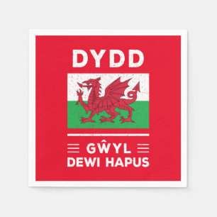Serviette En Papier Joyeux St David's Day 3