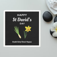 Joyeux St David's Day Dydd Gala Gallois Dewi Hapus