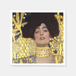 Serviette En Papier Judith et la tête d'Holopherne par Gustav Klimt 