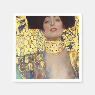 Serviette En Papier Judith et la tête d'Holopherne par Gustav Klimt 