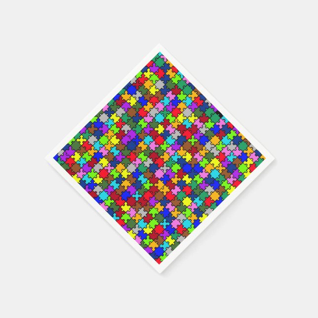 Serviette En Papier Jugement autiste (Coin)