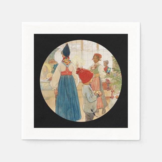 Serviette En Papier Julaftonen (Devant)