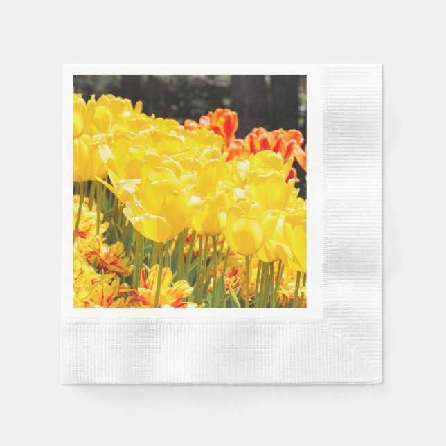 Serviette En Papier Jumelage sous soleil (Devant)