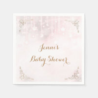 Jumelé petit Baby shower d'or Star Rose