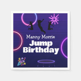 Serviette En Papier Jump Anniversaire