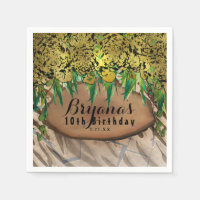 JUNGLE PARTY Gold Glam Poster de animal