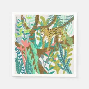 Serviette En Papier Jungle Roar - Cheetah
