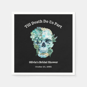 Serviette En Papier Jusqu'à ce que la mort nous sépare Halloween Showe