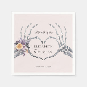 Serviette En Papier "Jusqu'à ce que la mort nous sépare   Mariage Hall