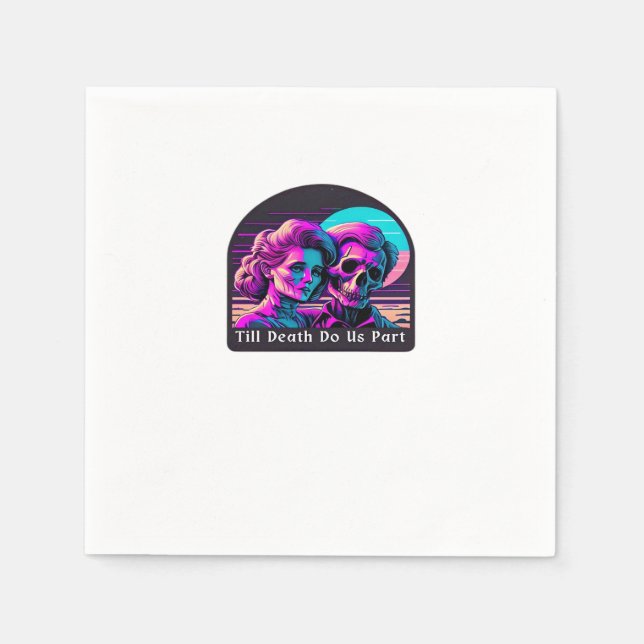 Serviette En Papier Jusqu'à ce que la mort nous sépare - Sloth et Soul (Devant)