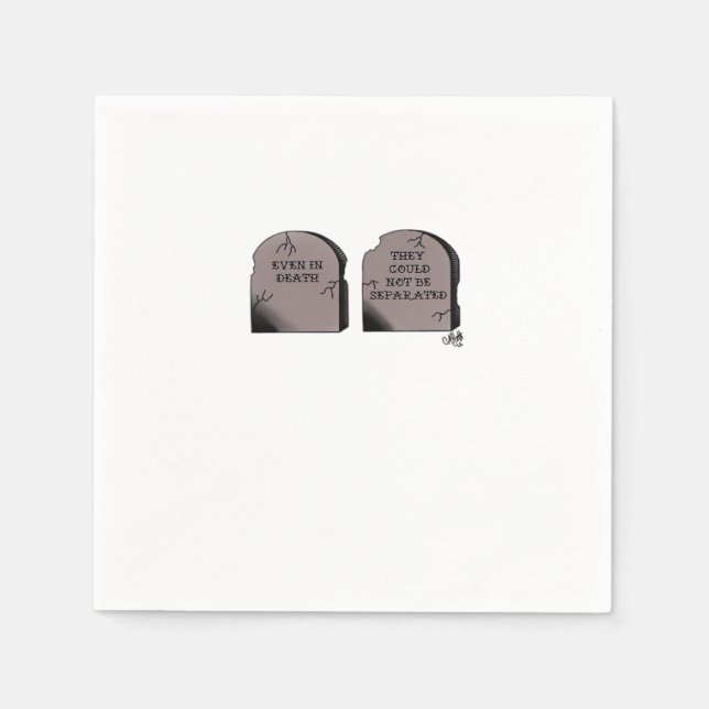 Serviette En Papier Jusqu'à la mort faisons-nous partie classique - Dr (Devant)