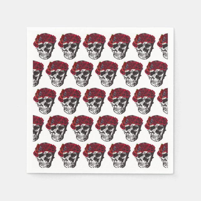 Serviette En Papier Jusqu'à la mort Faites-nous partie Mariage Rose ro (Devant)