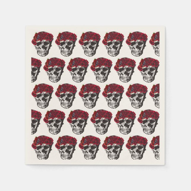 Serviette En Papier Jusqu'à la mort Faites-nous partie Mariage Rose ro (Devant)