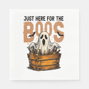 Serviette En Papier Juste ici pour l'Halloween Boos