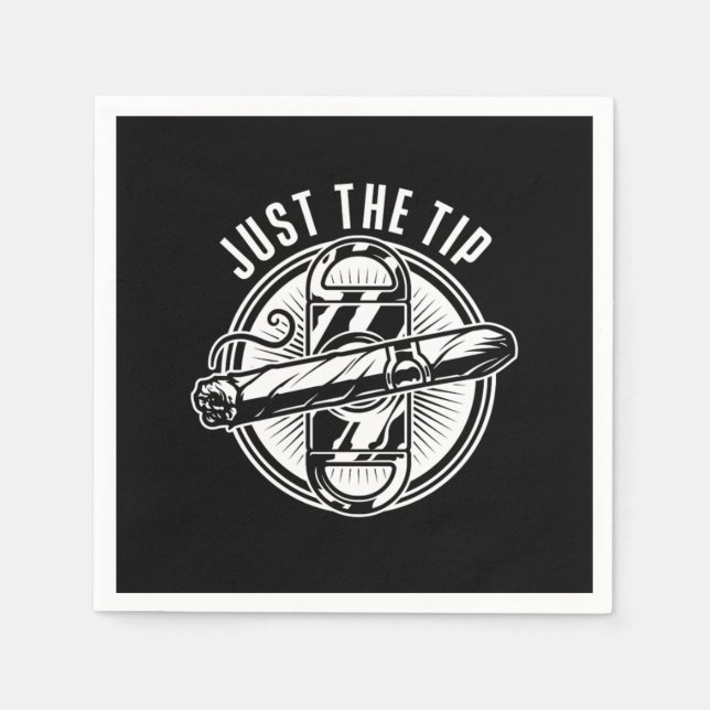 Serviette En Papier Juste le pourboire Fumeur de Cigar Tabac Humidor C (Devant)