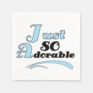 Serviette En Papier Juste si adorable