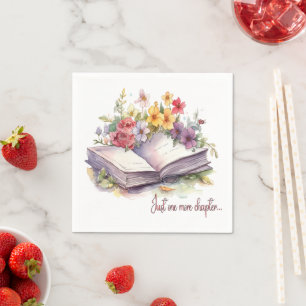Serviette En Papier Juste un chapitre de plus - Amoureux de livres, Cl