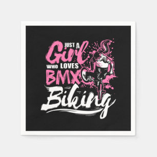 Serviette En Papier Juste une fille qui aime le vélo BMX