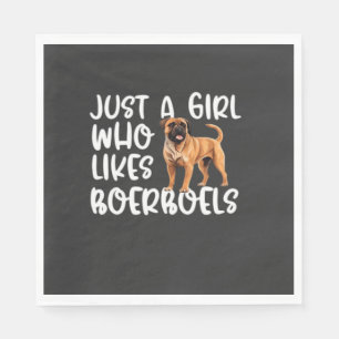 Serviette En Papier Juste une fille qui aime les T-Shirts classiques B