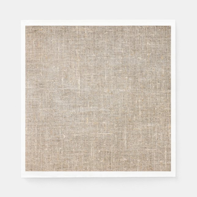 Serviette En Papier Jute Textile (Devant)