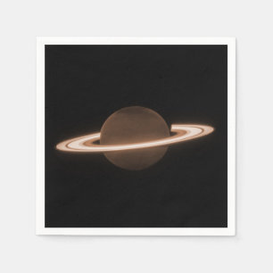 Serviette En Papier JWST James Webb télescope spatial Saturn Infraroug