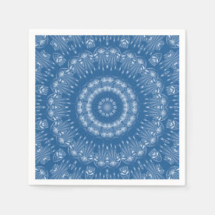Serviette En Papier Kaleidoscopic mosaic abstract circle ornamental na