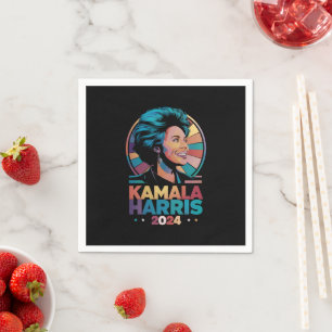 Serviette En Papier Kamala Harris 2024 Vote Président Kamala Election