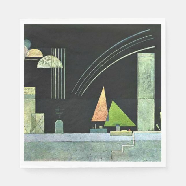 Serviette En Papier Kandinsky - Au Repos (Devant)