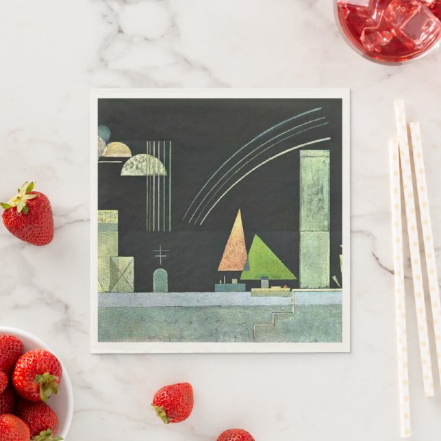Serviette En Papier Kandinsky - Au repos (En situation)