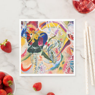Serviette En Papier Kandinsky - Improvisation 35,