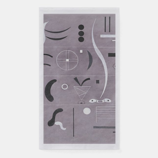 Serviette En Papier Kandinsky - Quatre Pièces, Papier Serviettes (Devant)