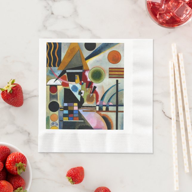Serviette En Papier Kandinsky - Swinging (En situation)