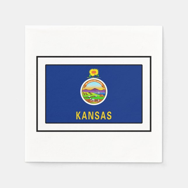 Serviette En Papier Kansas (Devant)