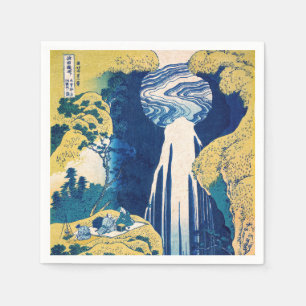 Serviette En Papier Katsushika Hokusai - Chutes Amida
