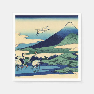 Serviette En Papier Katsushika Hokusai - Umegawa dans la province de S