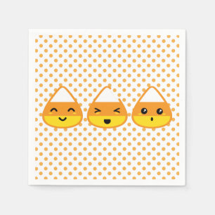 Serviette En Papier Kawaii Candy Corn Napkins